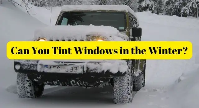 Can You Tint Windows in the Winter